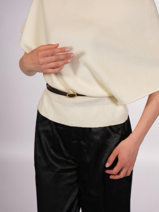 Lena belted top 1