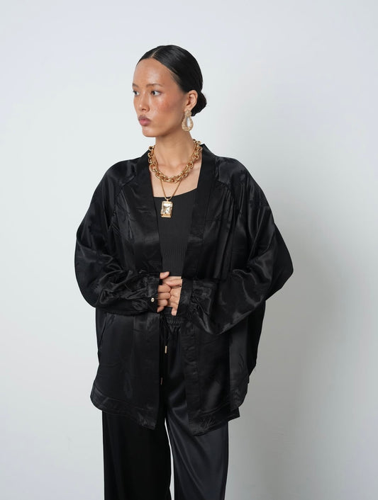 Lily Satin Cardigan 6