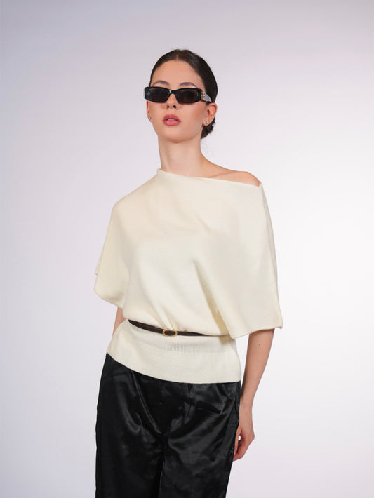 Lena belted top 1