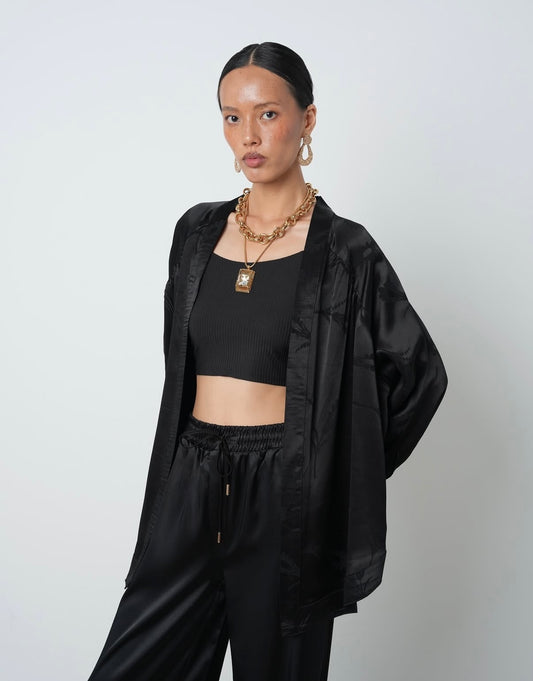 Lily Satin Cardigan 6