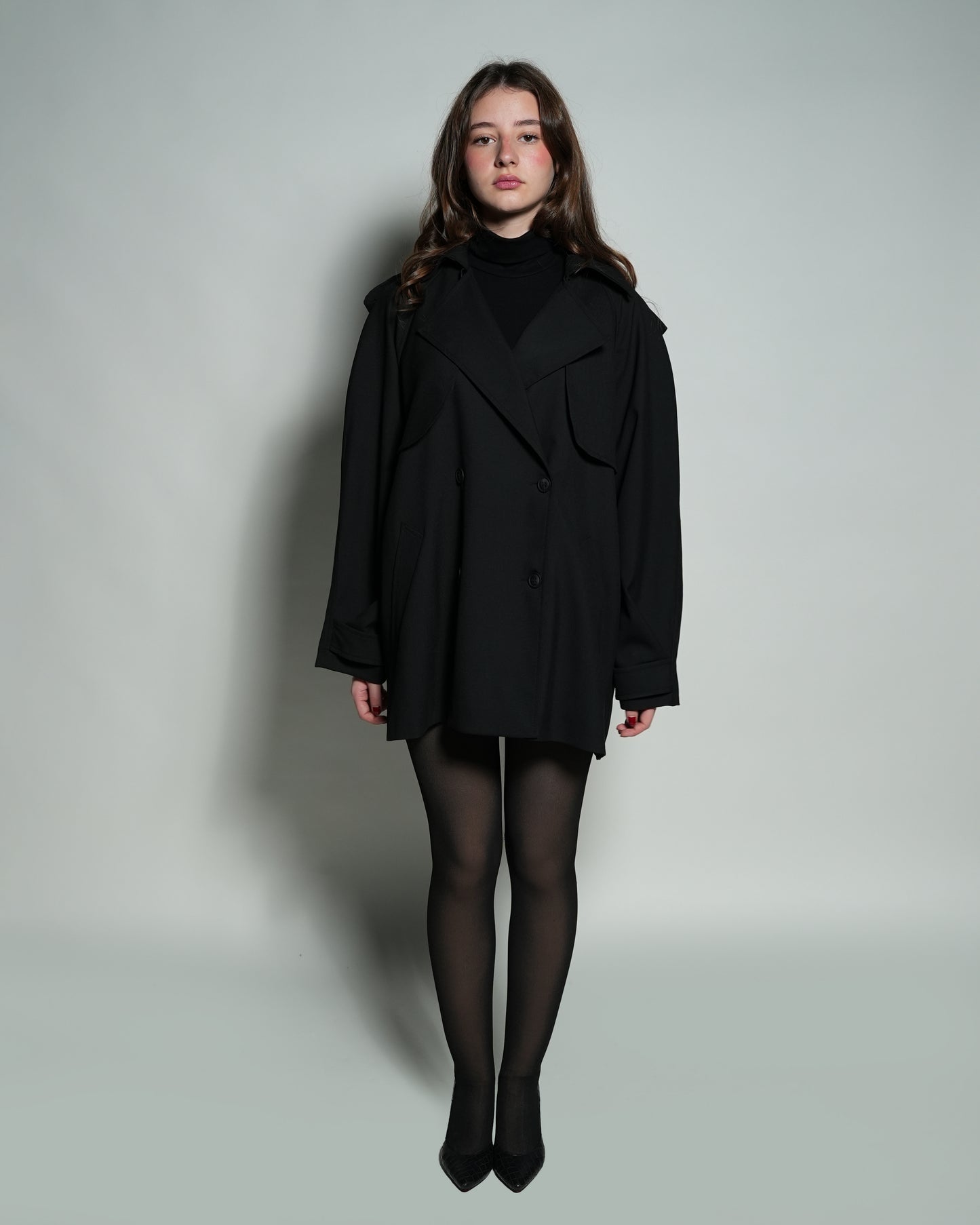 ivy coat black