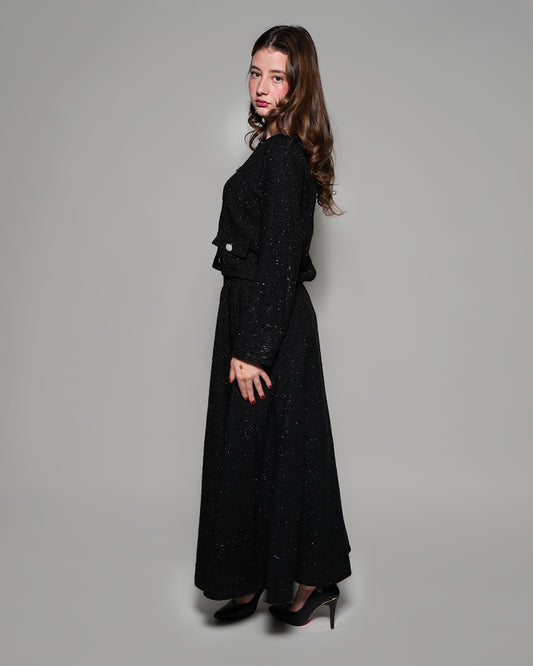 black tweed set